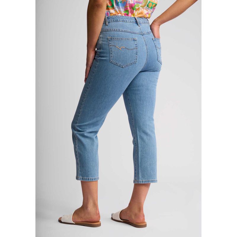 Vassalli Slim Leg 7/8 Length Jean image number 1